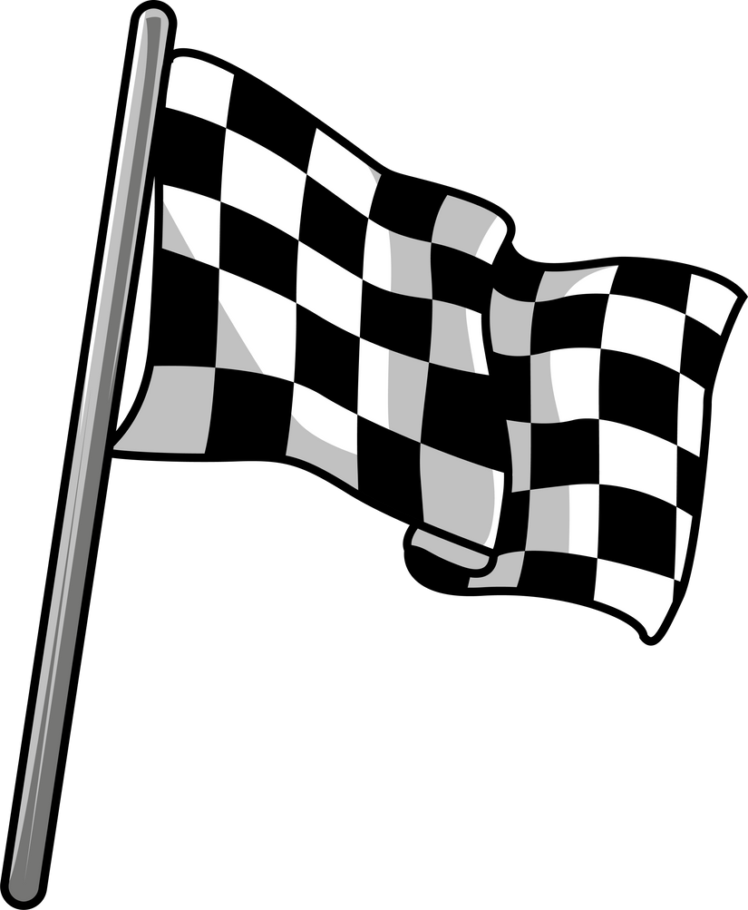 Checkered Flag Illustration